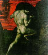 Franz von Stuck Sisyphus oil painting artist